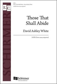 Those That Shall Abide SATB choral sheet music cover Thumbnail